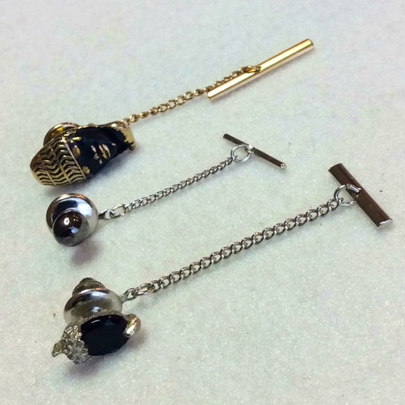 Other - FINAL SALE PRICE Men’s Pearl, Foreigner & Acorn Tie Tack Set